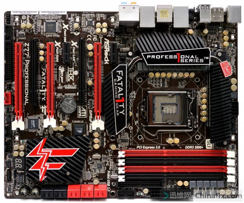 ASRock Fatal1ty z77 professional motherboard has reset but does not run out of code repair