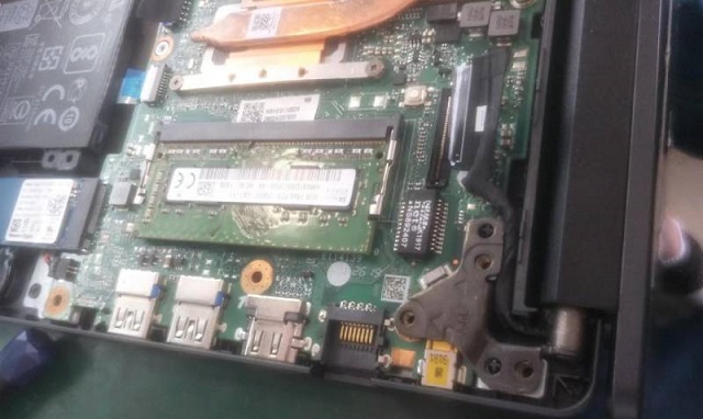Repair of Acer a315-55g notebook without CPU VCC 